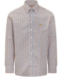 Etro - Regular Stripes Shirt - Lyst