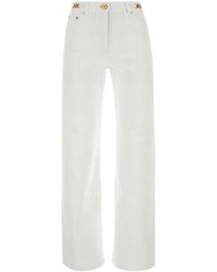 Versace - Straight Flat Front Pant - Lyst