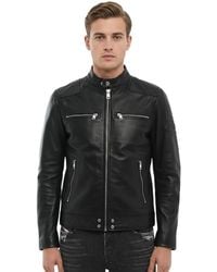 DIESEL - Mandarin Collar Jacket - Lyst