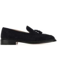 Tricker's - Suede Elton Loafers - Lyst