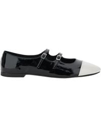 Jeffrey Campbell - Ballet Shoes With Double Buckle And Stacked Heel - Lyst