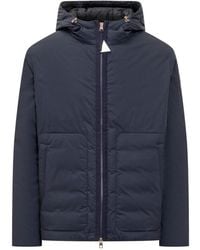 Moncler - Dark Solid Hood Jacket - Lyst