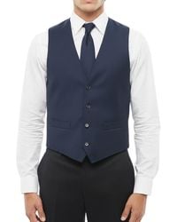 Corneliani - Solid V Neck Waistcoat - Lyst