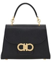 Ferragamo - Double Gancini Xs Satchel - Lyst