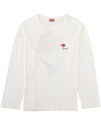 KENZO - Graphic Crew Neck T-Shirt - Lyst
