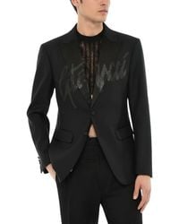 DSquared² - Peaked Lapel Blazer - Lyst