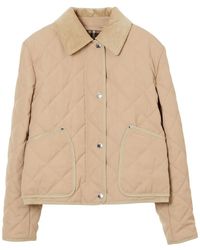 Burberry - Quilted Barn Jacket With Thermoregulation Technology For 'Ss24 Collection - Lyst