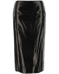 McQueen - Silk Tarpaulin Skirt - Lyst
