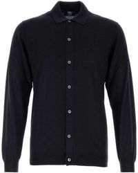 Fedeli - Midnight Button-Up Cardigan - Lyst