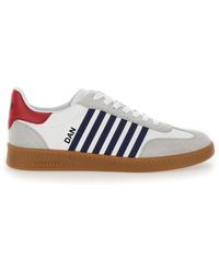 DSquared² - Leather Boxer Sneakers - Lyst