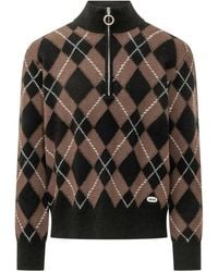Ami Paris - Mock Collar Sweater - Lyst