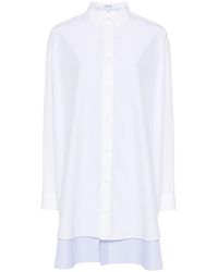Loewe - Cotton And Silk Blend Shirt Dress - Lyst