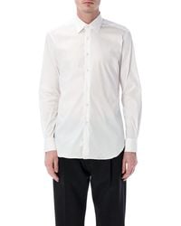 Xacus - Tailored Solid Shirt - Lyst