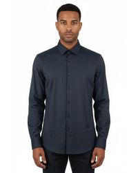 BOSS - Slim Solid Shirt - Lyst