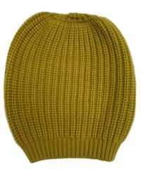 LA ROSE - Knitted Beanie Hat - Lyst