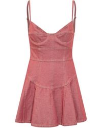 DSquared² - Mini Suit Flounce Dress - Lyst