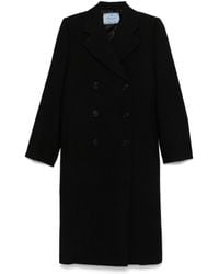 Prada - Virgin Wool Coat - Lyst