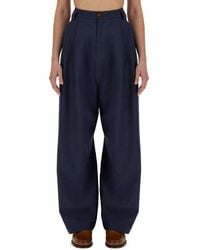 Alysi - Loose Pleated Pants - Lyst