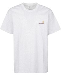 Carhartt - Crewneck Logo T-Shirt - Lyst