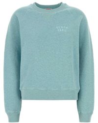 KENZO - Boke Heart Embroidered Overdyed Classic Swea - Lyst
