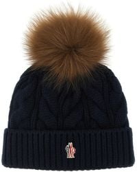 Moncler - Knitted Beanie Cap - Lyst