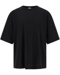 Dries Van Noten - Crewneck Cotton T-Shirt - Lyst