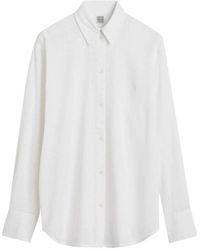 TOTEME - Linen And Cotton Blend Shirt - Lyst