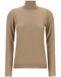 Brunello Cucinelli - Solid Turtle Neck Sweater - Lyst