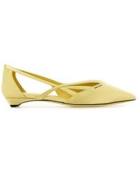 Prada - Pastel Satin Ballerinas Viscose - Lyst