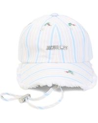 Jacquemus - Baseball Cap With Striped Embroidery - Lyst