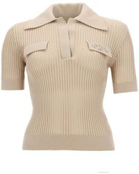 Patou - Embroidered Shirt Collar Polos - Lyst