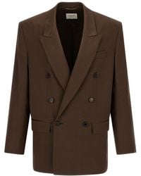 Saint Laurent - Silk Blazer Clothing - Lyst