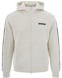 EA7 - Off Logo Hoodie - Lyst