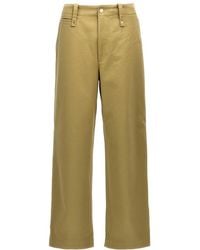 Burberry - Flat Front Pant - Lyst