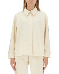 Palm Angels - Oversized Solid Shirt - Lyst