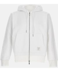 Thom Browne - Hoodie Zip-Up Pullover - Lyst