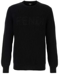 Fendi - Crew Neck Sweaters - Lyst