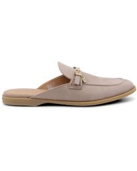 Tod's - Nabuk Mules - Lyst