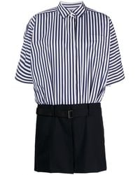 Sacai - Poplin Shirt Dress - Lyst