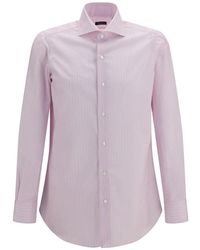 Finamore 1925 - Regular Stripes Shirt - Lyst