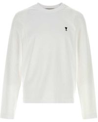Ami Paris - Solid Crew Neck T-Shirt - Lyst