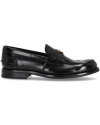Prada - Leather Loafers - Lyst
