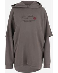 Acne Studios - Layered Sweatshirt - Lyst