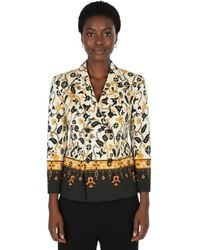 Maison Margiela - Floral Notched Lapel Jacket - Lyst