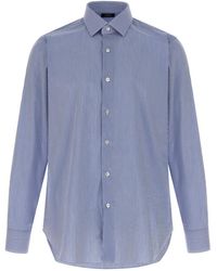 Barba Napoli - Light Striped Shirt - Lyst