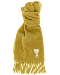 Ami Paris - Ami De Coeur Logo Scarf - Lyst