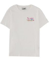 MC2 Saint Barth - Graphic Crew Neck T-Shirt - Lyst