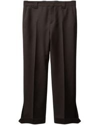 Versace - Flat Front Pants - Lyst