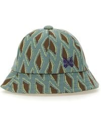 Needles - Tourquoise Geometric Pattern Bucket Hat - Lyst