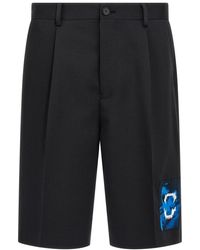 Undercover - Tailored Wool Bermuda Shorts - Lyst